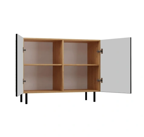 Komoda KAMA 2D ARTISAN CZARNY-10