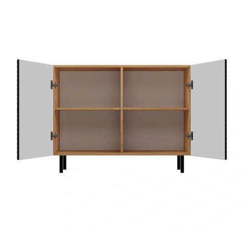 Komoda KAMA 2D ARTISAN CZARNY-11