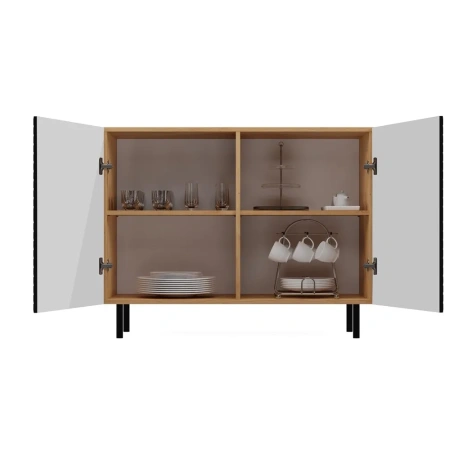 Komoda KAMA 2D ARTISAN CZARNY-3