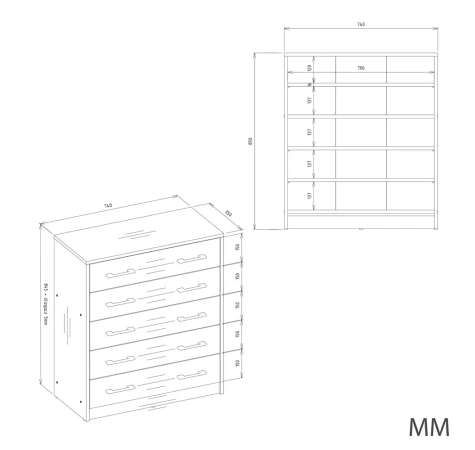 Szafka na obuwie ALEX ANTRACYT ARTISAN Do Przedpokoju-6