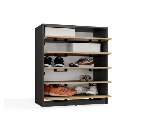 Szafka na obuwie ALEX ANTRACYT ARTISAN Do Przedpokoju-8