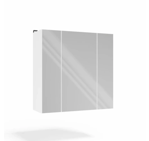 Szafka Łazienkowa POLA 3L Wisząca Z 3 Lustrami Nad Umywalkę 3 Drzwi BIAŁA-8