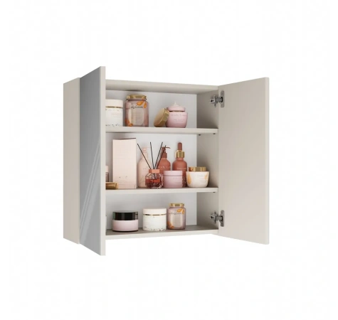 Szafka Łazienkowa Wisząca Z Lustrem Nad Umywalkę POLA 2DL 2 Drzwi KASZMIR-10