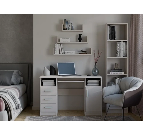 Półka Wisząca MOBI 3P Komplet 3x – Nowoczesne Półki Ścienne KASZMIR BEŻ-2