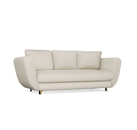 SOFA SARIS NOGA CZARNA ZŁOTA BEŻOWY-8