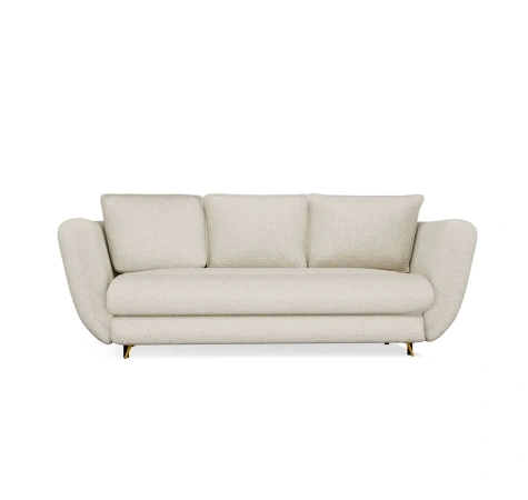 SOFA SARIS NOGA CZARNA ZŁOTA BEŻOWY-9