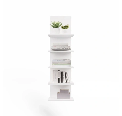 Regał Wiszący R5P 5 Półek Na Książki Do Biura Salonu Pokoju Dziecka BIAŁY-8
