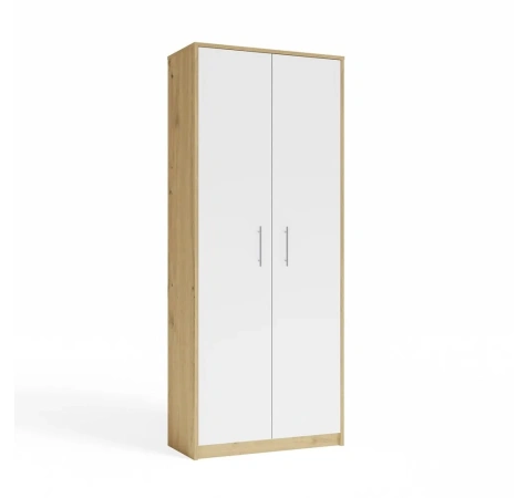 Regał Biurowy OLIV 2D 2 Drzwi Do Biura Do Gabinetu Salonu DĄB ARTISAN BIEL-10