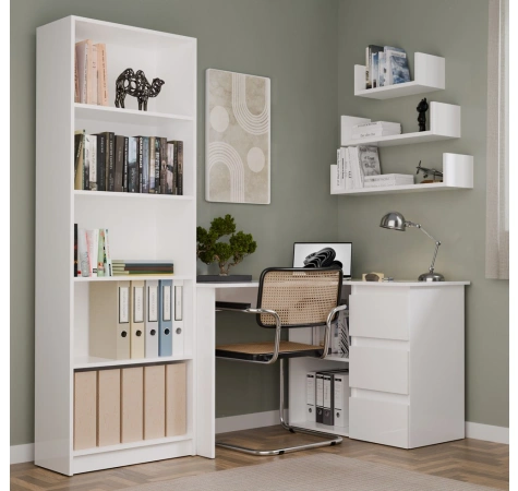 Biurko NICEA PRAWE BIAŁY-4