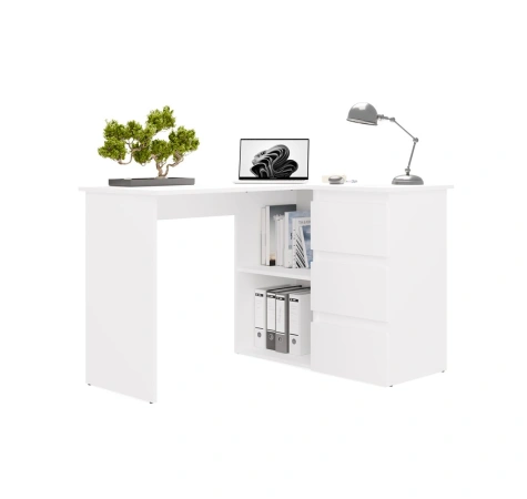 Biurko NICEA PRAWE BIAŁY-6