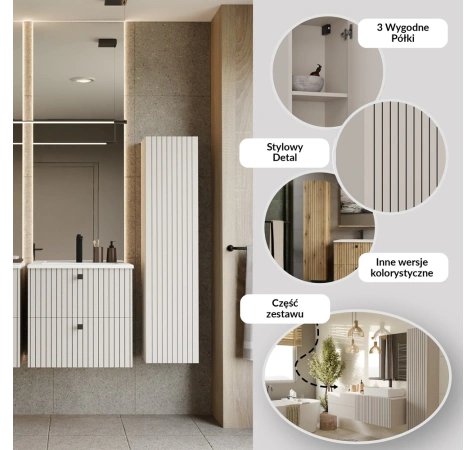 Słupek łazienkowy TIGO 1D KASZMIR-6