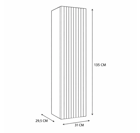 Słupek łazienkowy TIGO 1D KASZMIR-8