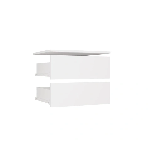 Garderoba Modułowa OPENO ZESTAW 260/250 BIAŁA Szuflady Drążki Półki Duża Do Sypialni-12