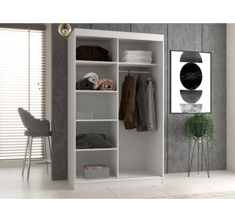 Szafa IGA 120/A ANTRACYT 2 Lustra Do Sypialni Przedpokoju-4