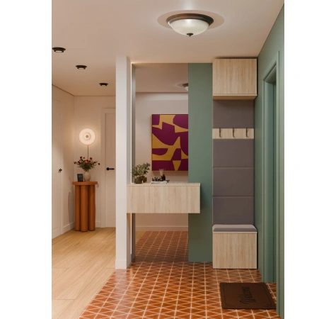 Garderoba Wieszak HAGA 1W DĄB SONOMA-2