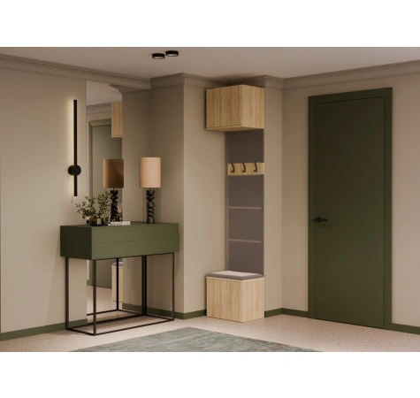 Garderoba Wieszak HAGA 1W DĄB SONOMA-3