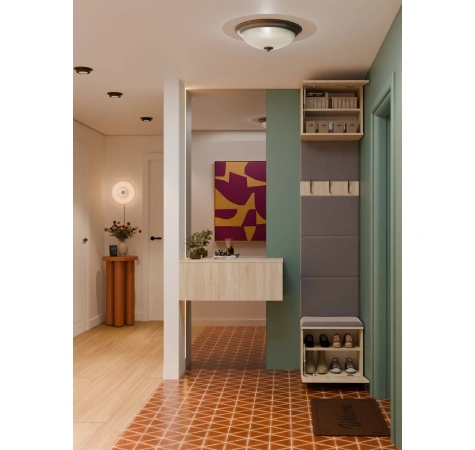 Garderoba Wieszak HAGA 1W DĄB SONOMA-4