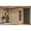 Garderoba HAGA IV/3Sz1W DĄB SONOMA 3x Szafa + Wieszak-3