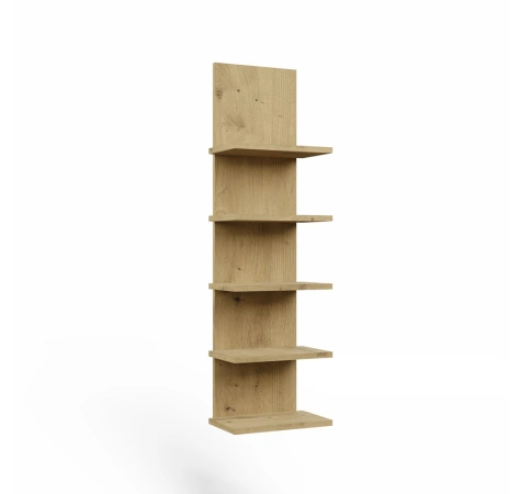 Regał Wiszący R5P 5 Półek Na Książki Do Biura Salonu Pokoju Dziecka DĄB ARTISAN-8
