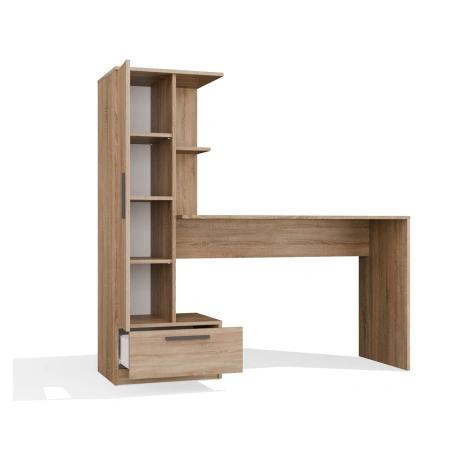 Zestaw Biurko + Regał COSMO DĄB SONOMA-6