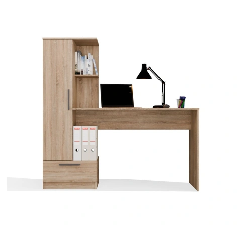 Zestaw Biurko + Regał COSMO DĄB SONOMA-7