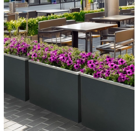 Donica ogrodowa 118x38x38