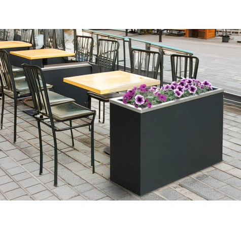 Donica ogrodowa 118x38x38