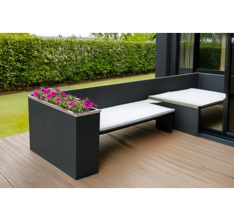 Donica ogrodowa 118x38x38