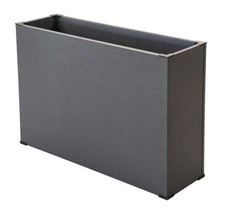 Donica ogrodowa 98x38x38 RAL 9005 czarna