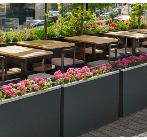 Donica ogrodowa 150x38x58