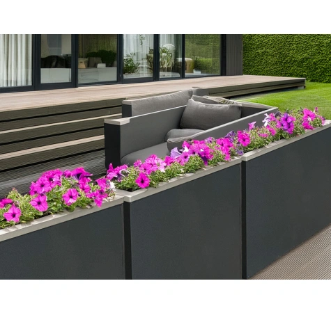 Donica ogrodowa 150x38x58