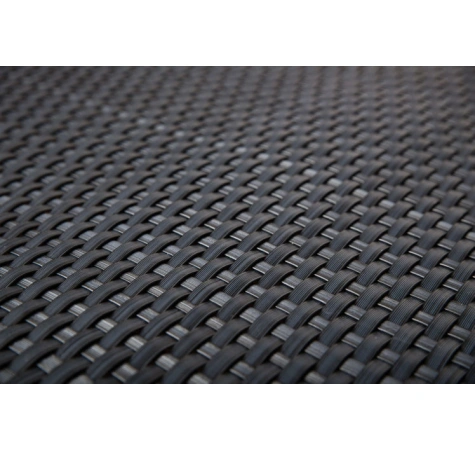 Donica ogrodowa technorattanowa 108x39x43 Stalowy