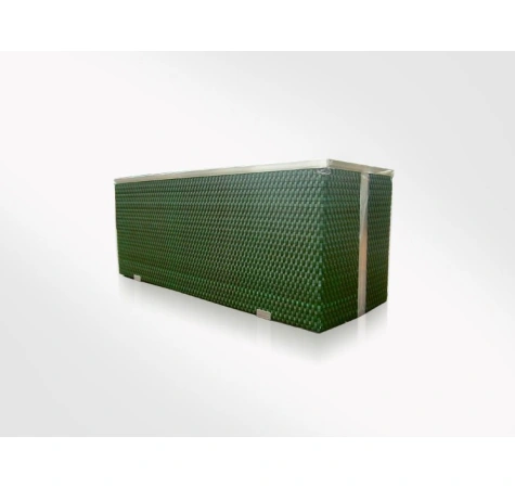 Donica ogrodowa technorattanowa 130x40x45 Zielony