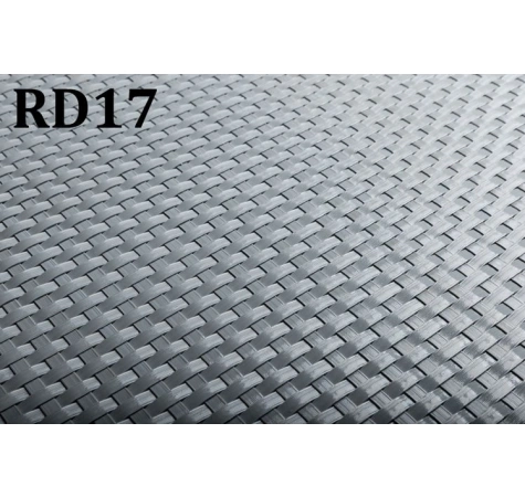 Donica ogrodowa technorattanowa kwadratowa 46x46x46 Jasny szary