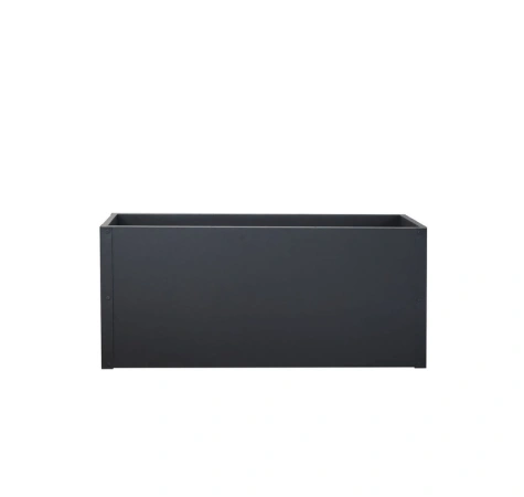 Donica ogrodowa metalowa150x40x70 RAL7016 antracyt