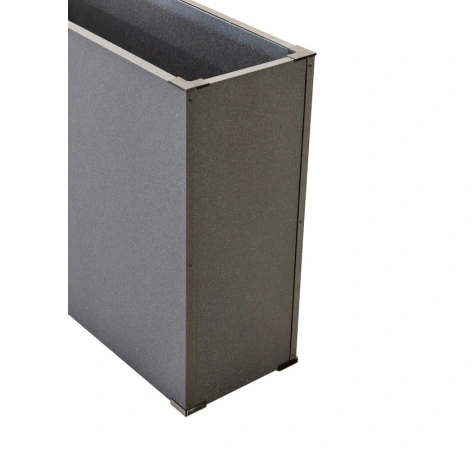 Donica ogrodowa 150x38x58 RAL 9005 czarna