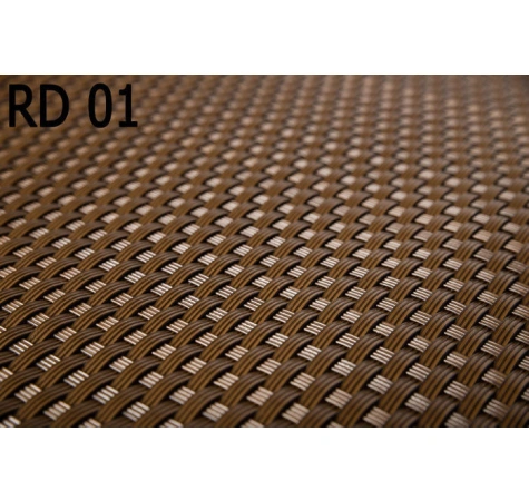 Donica ogrodowa technorattanowa 70x38x40 Orzechowy