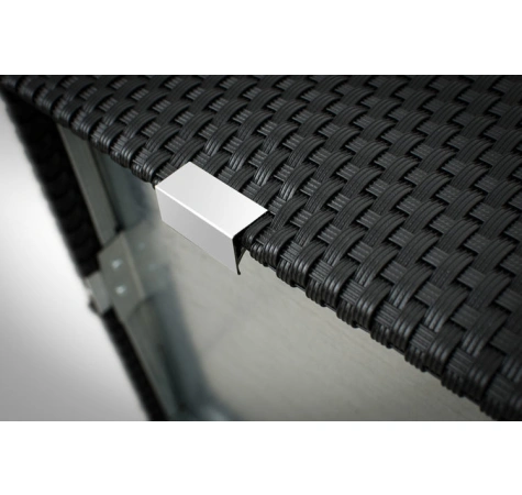 Donica ogrodowa technorattanowa 70x38x40 Miodowy