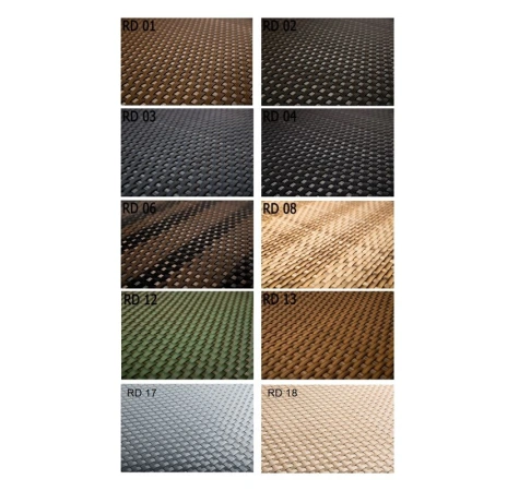 Donica ogrodowa technorattanowa 70x38x40 Jasny szary