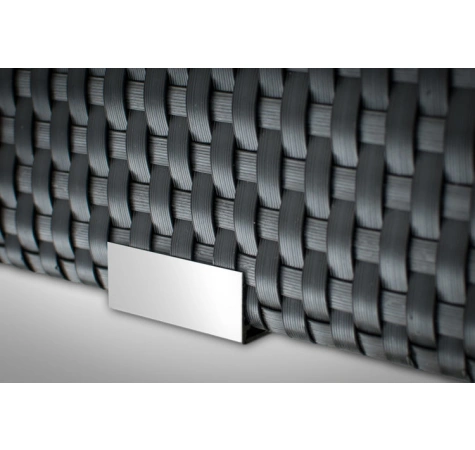 Donica ogrodowa technorattanowa 98x25x34 Zielony