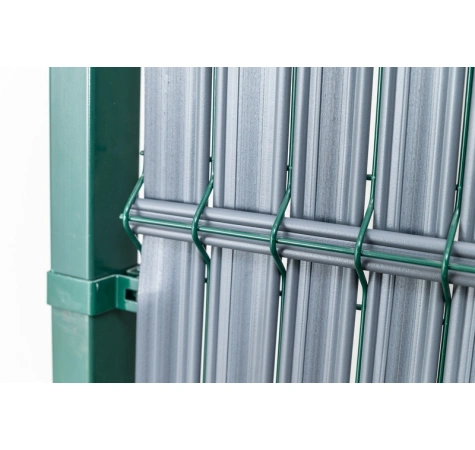 Listwy ogrodzeniowe pionowe szerokie 123 x250 RD04 czarne