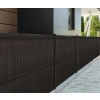 Listwy ogrodzeniowe pionowe szerokie 173 x 250 RD02 ciemny brąz