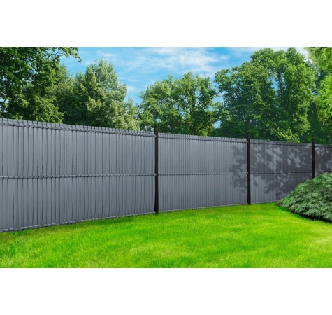 Listwy ogrodzeniowe pionowe szerokie 173 x250 RD03 ciemny szary