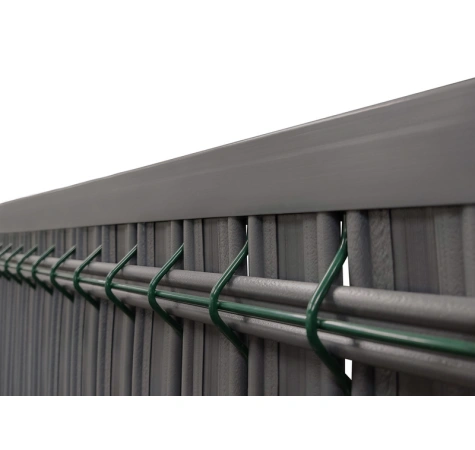 Listwy ogrodzeniowe pionowe szerokie 173 x250 RD04 czarne