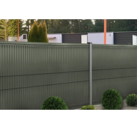 Listwy ogrodzeniowe pionowe szerokie173 X 250 RD12 zielona