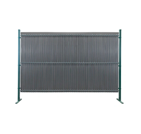 Listwa ogrodzeniowa pionowa szeroka 123x8 RD03 szary