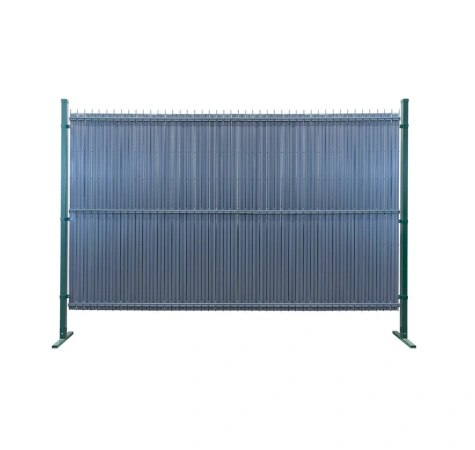 Listwa ogrodzeniowa pionowa 123x6 RD03 ciemny szary