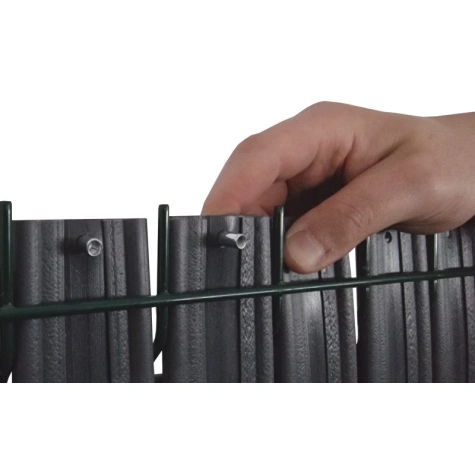 Listwa ogrodzeniowa pionowa szeroka 173x8 RD05 antracyt