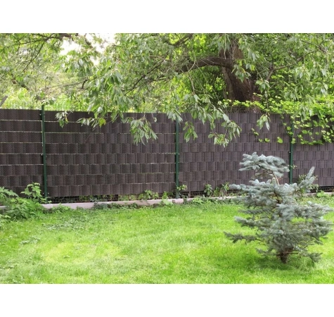 Taśma ogrodzeniowa do paneli 19/255 cm ciemny brąz RD 02