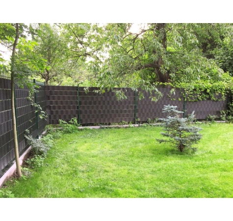 Taśma ogrodzeniowa do paneli 19/255 cm ciemny brąz RD 02